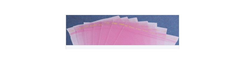 low charging / rosa antistatische Folienbeutel